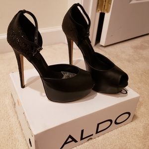 ALDO Ponferrada black heels